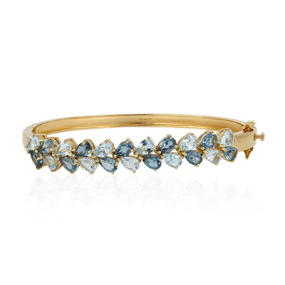 Bracciale in argento con Topazio Blu Cielo