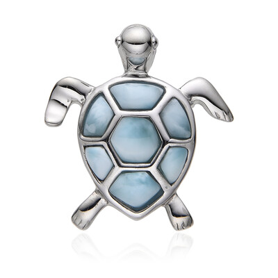 Ciondolo in argento con Larimar