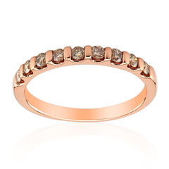 Anello in argento con Diamante Rose de France SI1 di Argyle