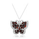 Collana in argento con Granato