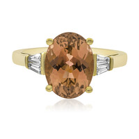 Anello in oro con Tormalina Neon del Congo (CIRARI)