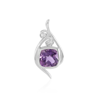 Ciondolo in argento con Ametista Rose de France