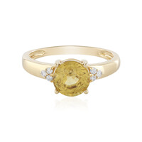 Anello in oro con Zircone Giallo (AMAYANI)