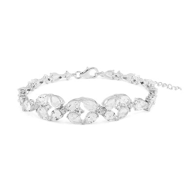 Bracciale in argento con Topazio Bianco