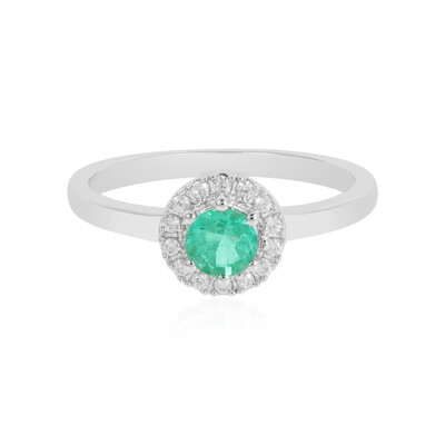 Anello in argento con Smeraldo Colombiano (MONOSONO COLLECTION)