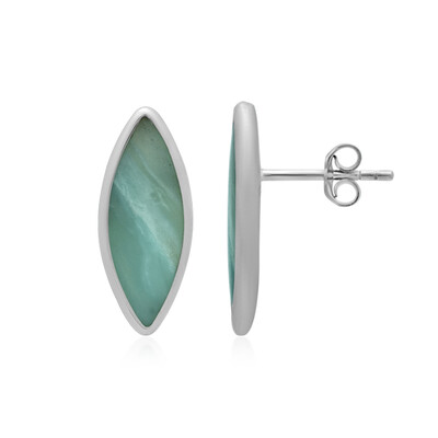 Orecchini in argento con Calcedonio del Pacifico
