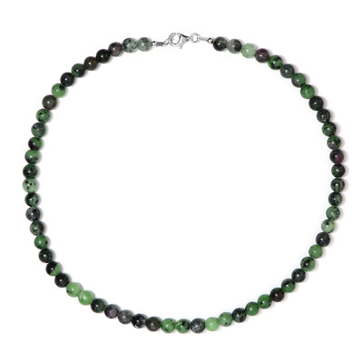 Collana in argento con Rubino Zoisite
