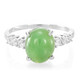 Anello in argento con Crisoprasio Imperiale