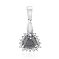 Ciondolo in argento con Ematite Nera