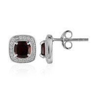 Orecchini in argento con Granato