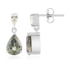 Orecchini in argento con Tanzanite (non riscaldata)