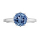 Anello in oro con Topazio Blu Londra