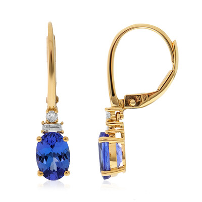 Orecchini in oro con Tanzanite AAA (CIRARI)