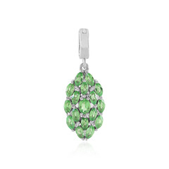 Ciondolo in argento con Tsavorite