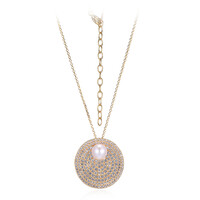 Collana in argento con Perla di Acqua Dolce