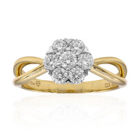 Anello in oro con Diamante IF (D)