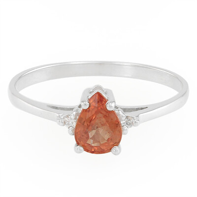 Anello in argento con Rubino Tramonto