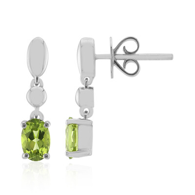 Orecchini in argento con Peridoto Jilin (Pallanova)