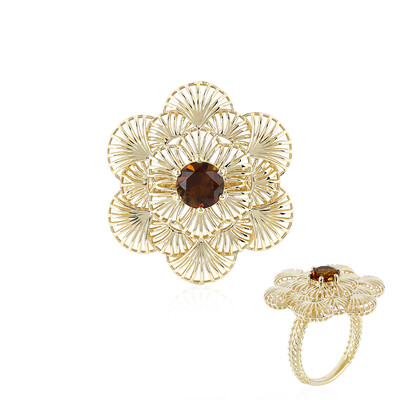 Anello in oro con Tormalina Arancione (Ornaments by de Melo)