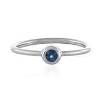 Anello in argento con Zaffiro Blu