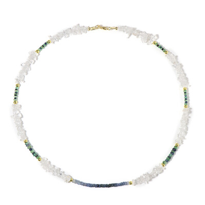 Collana in argento con Quarzo Bianco
