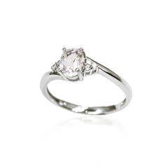 Anello in argento con Kunzite Brasiliana