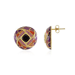 Orecchini in argento con Rodolite Lampone (Adela Silber)