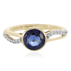 Anello in oro con Cianite (La Revelle)
