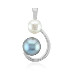 Ciondolo in argento con Perla d'Acqua Dolce Argentata (TPC)