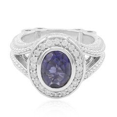 Anello in argento con Iolite (Dallas Prince Designs)