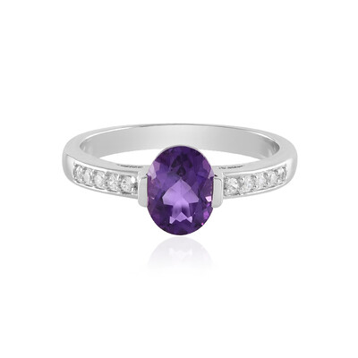 Anello in argento con Ametista del Marocco