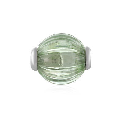 Ciondolo in argento con Ametista Verde (MONOSONO COLLECTION)