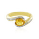 Anello in argento con Berillo Giallo