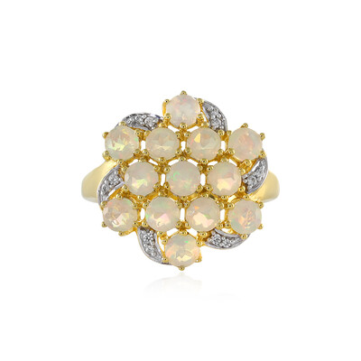 Anello in argento con Opale di Welo