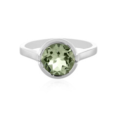 Anello in argento con Ametista Verde