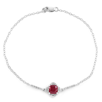 Bracciale in argento con Rubino Bemainty