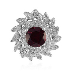 Ciondolo in argento con Rodolite