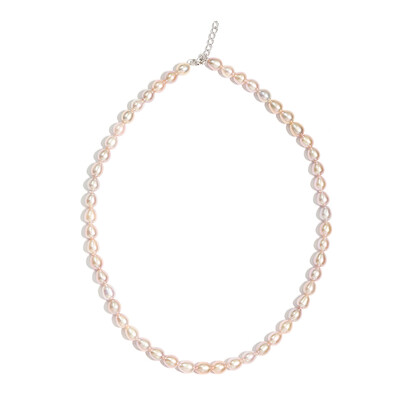 Collana in argento con Perla di Acqua Dolce (TPC)