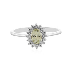 Anello in argento con Kunzite Canarino
