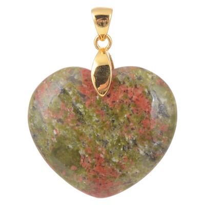 Ciondolo in argento con Unakite
