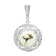 Ciondolo in argento con Magnesite
