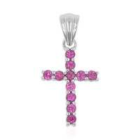 Ciondolo in argento con Rubellite
