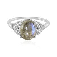 Anello in argento con Labradorite