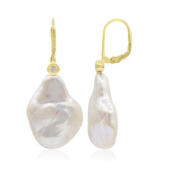 Orecchini in argento con Perla di Acqua Dolce (TPC)