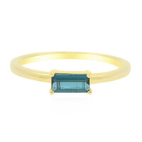 Anello in oro con Indicolite Brasiliana