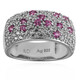 Anello in argento con Rubellite