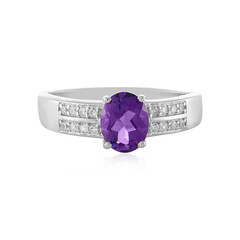 Anello in argento con Ametista Siberiana