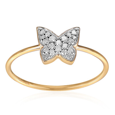 Anello in oro con Diamante I3 (I)