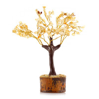 Accessorio in ottone con Citrino