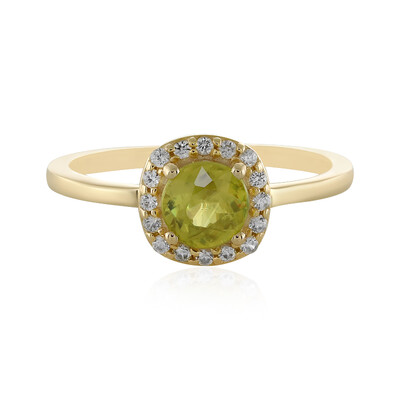 Anello in oro con Sfene